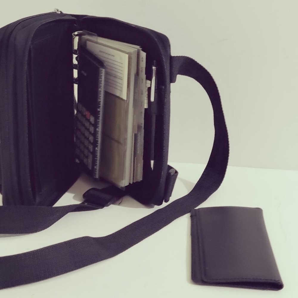 Multi Purpose Leather Case with Adjustable Shoulder Straps - Picture 8 of 16